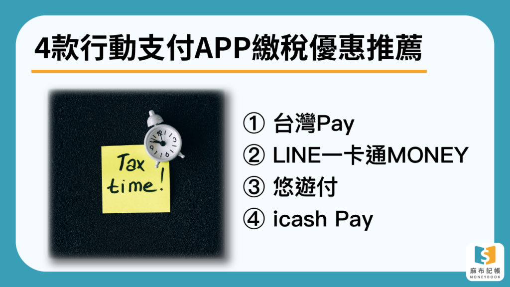 2022台灣Pay及一卡通MONEY繳稅回饋